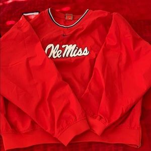 Ole Miss red windbreaker